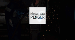 Desktop Screenshot of metallbau-perger.com